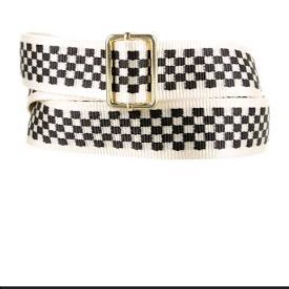 Checkered Black and White Belt